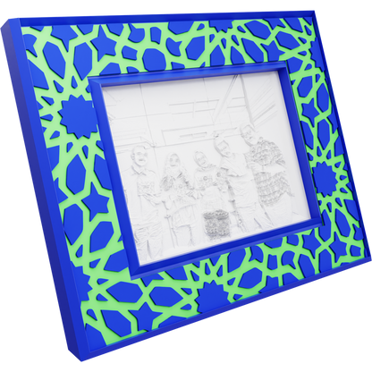 Arabesque border frame