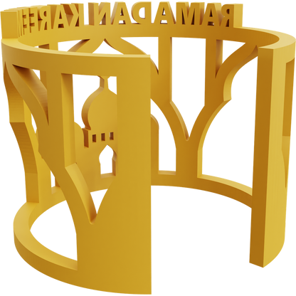 Mosque Pattern Napkin Ring