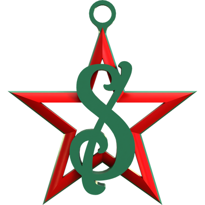 Royal Initials Star Ornament