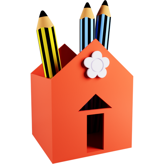 House Pencil Holder 05