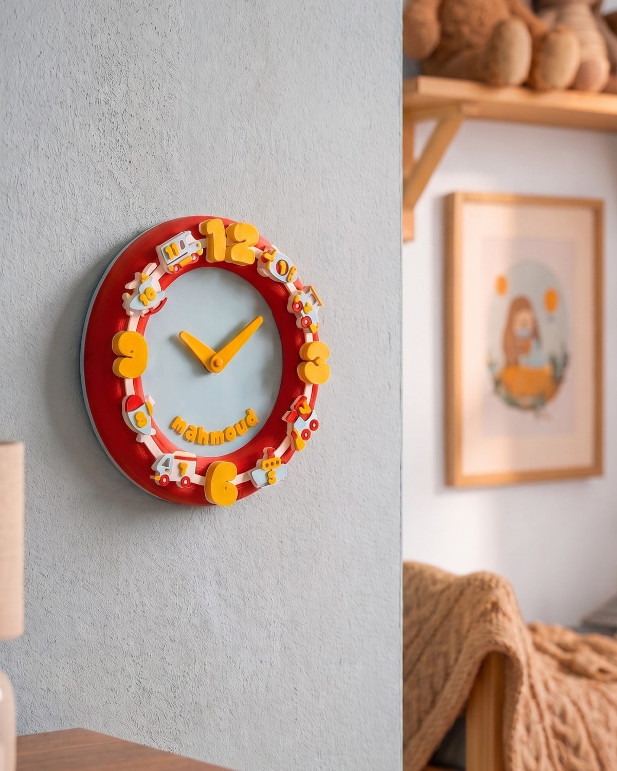 Transportation Learning Clock for Kids