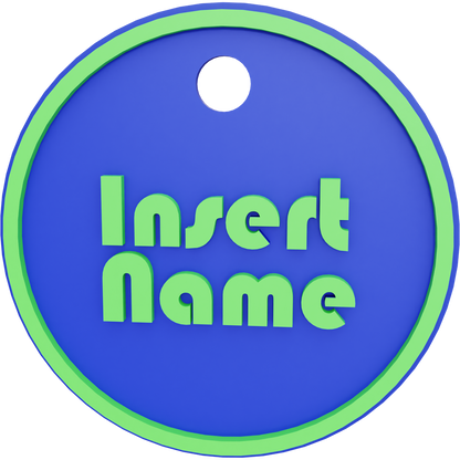 Circle Name Tag