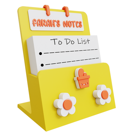 Sticky note holder