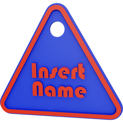 Triangle Name Tag
