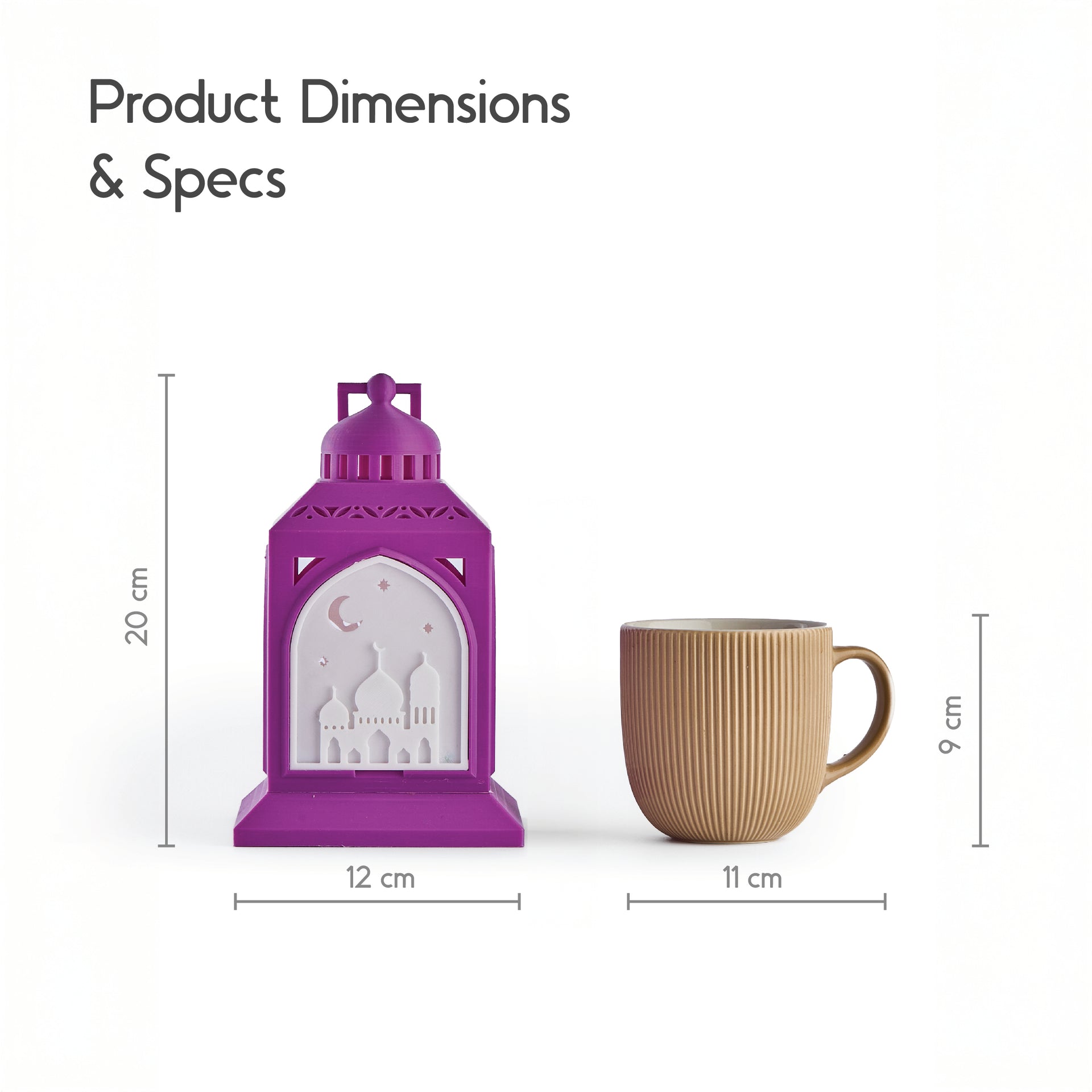 Medium Modern Lantern (Bundle of 2)