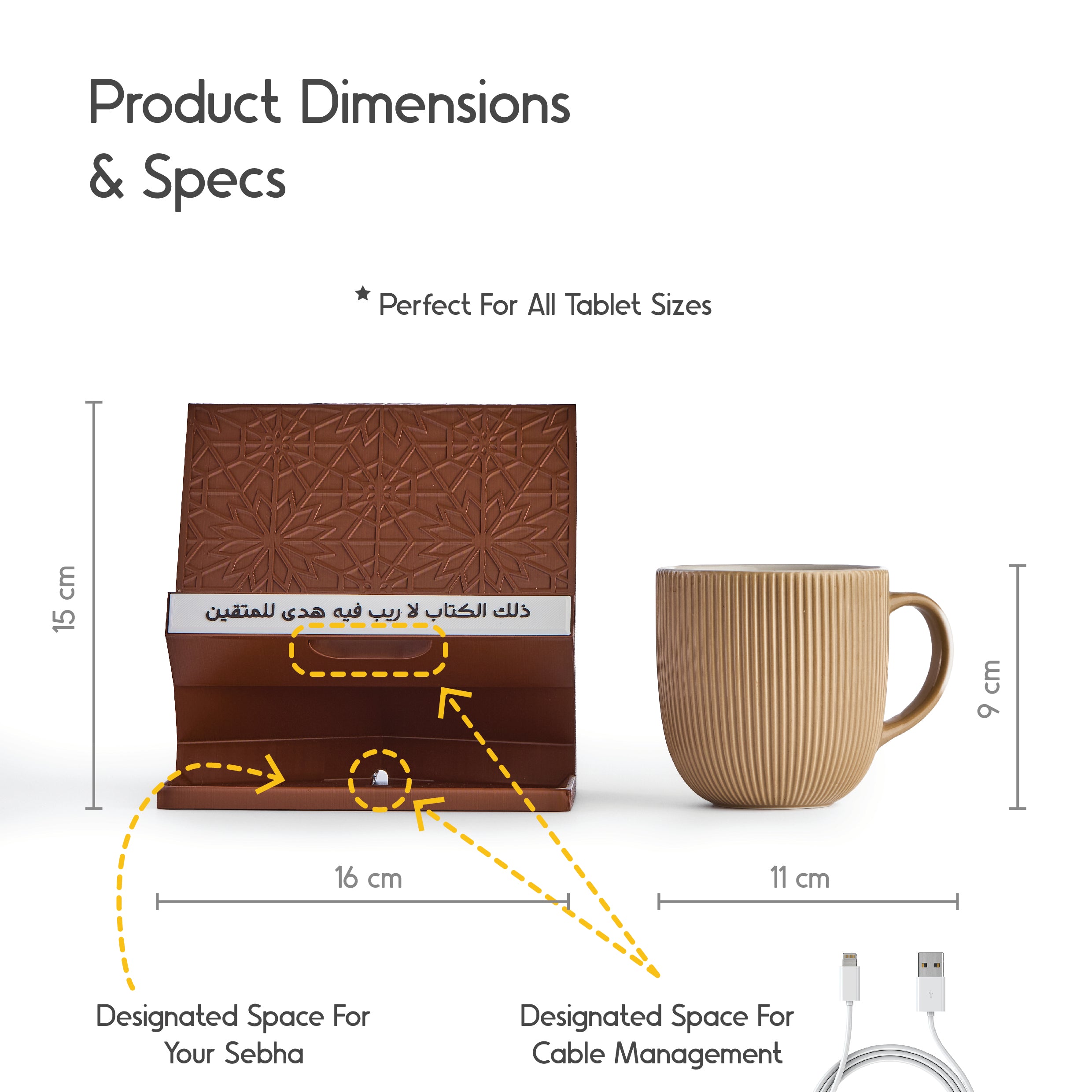 Oriental Tablet Holder