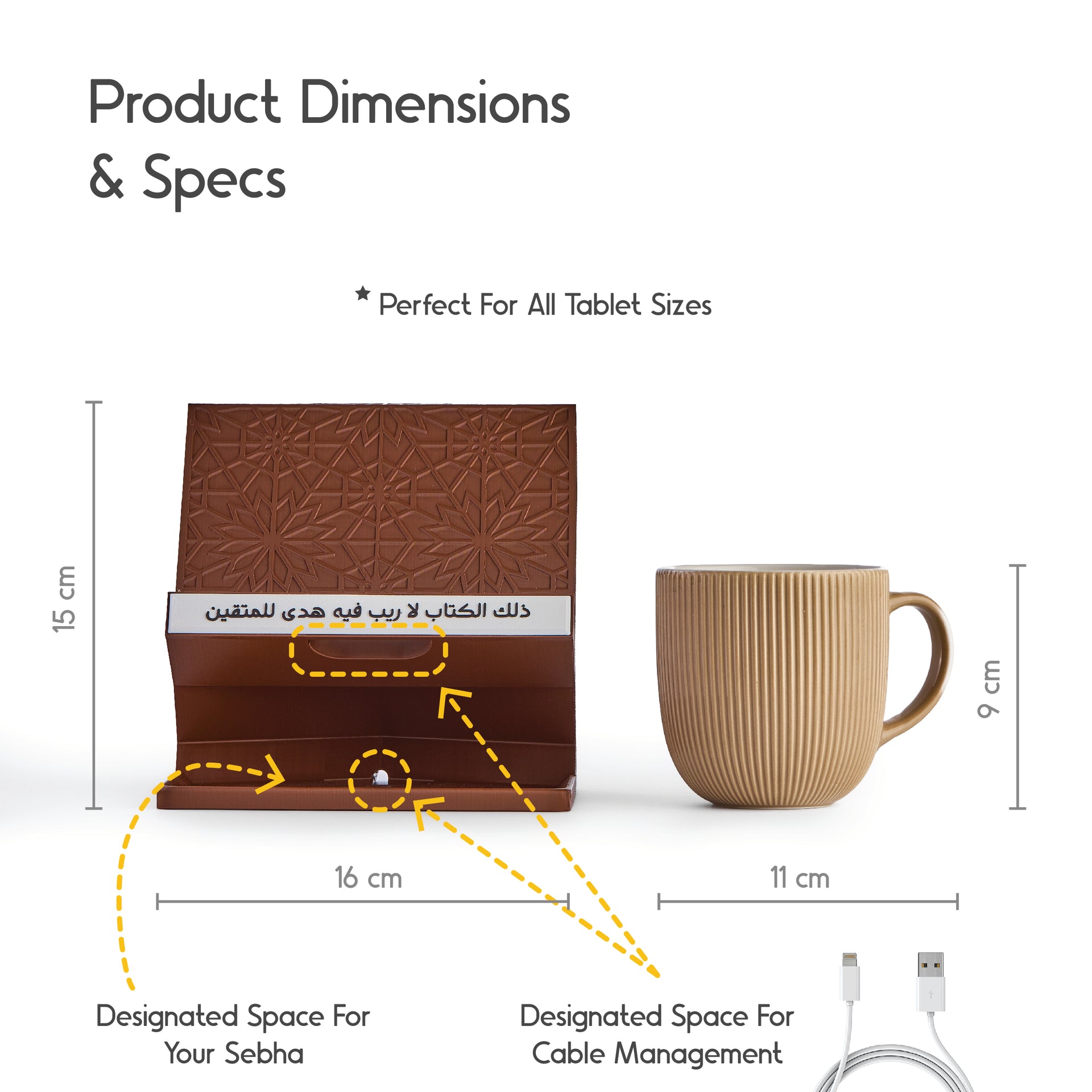 Oriental Tablet Holder