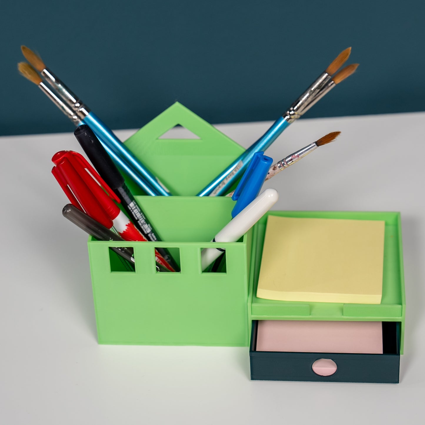 Pen & Sticky Note Holder