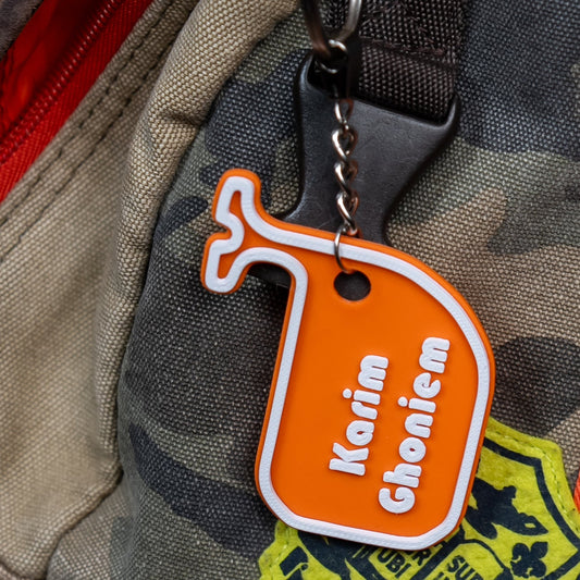 Whale Name Tag