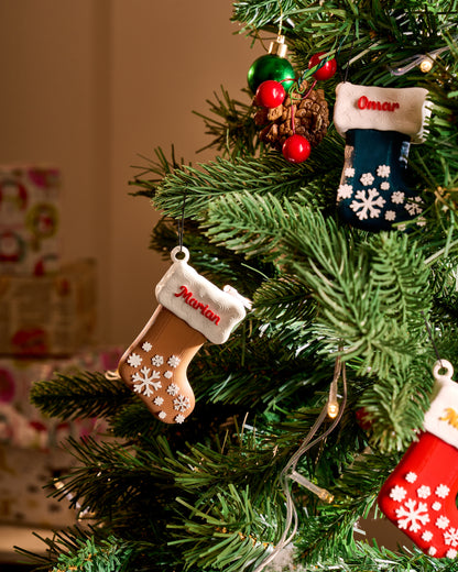 Snowy Stocking Ornament