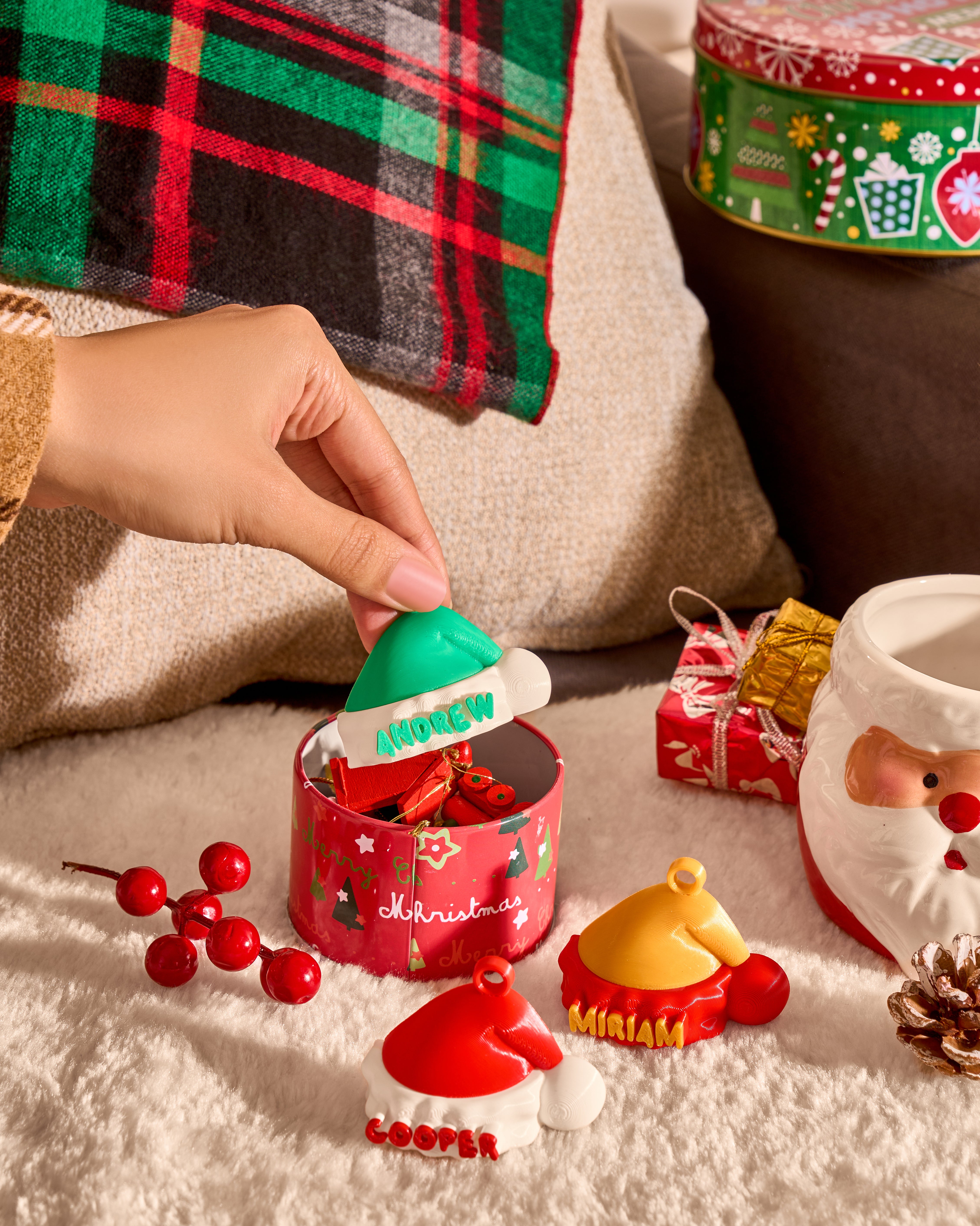 Santa's Hat Ornament