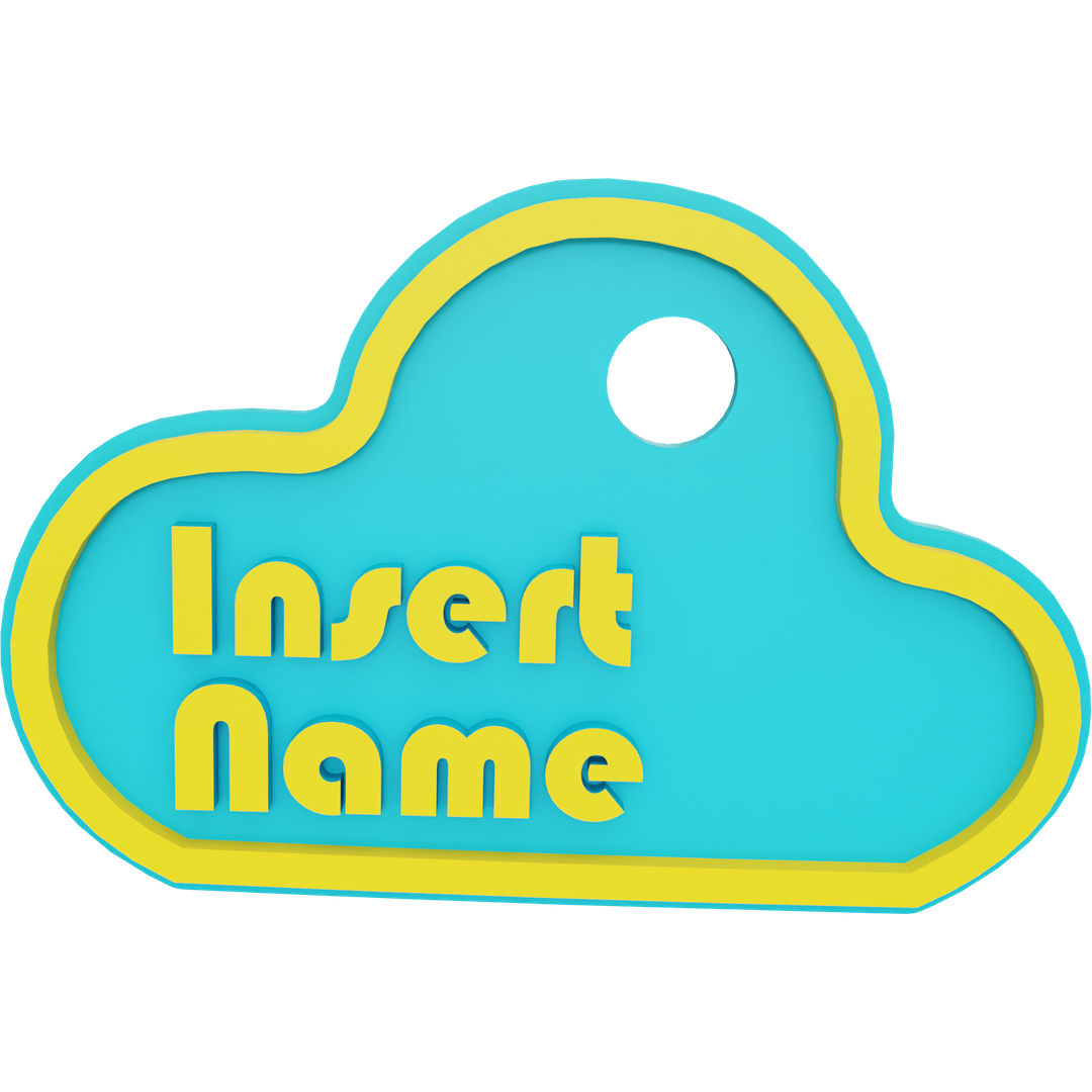 Cloud Name Tag