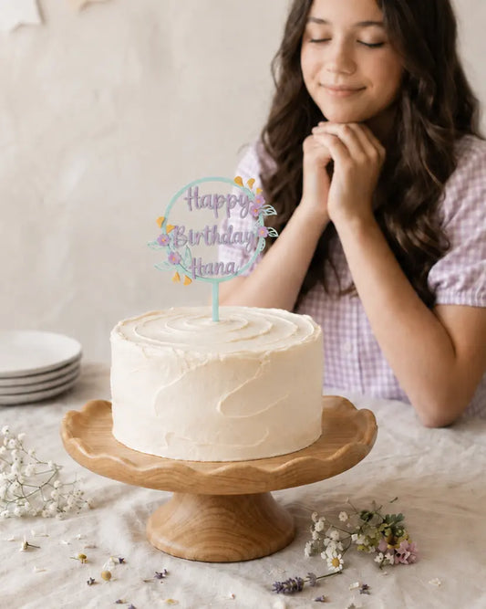 Floral Cake Topper