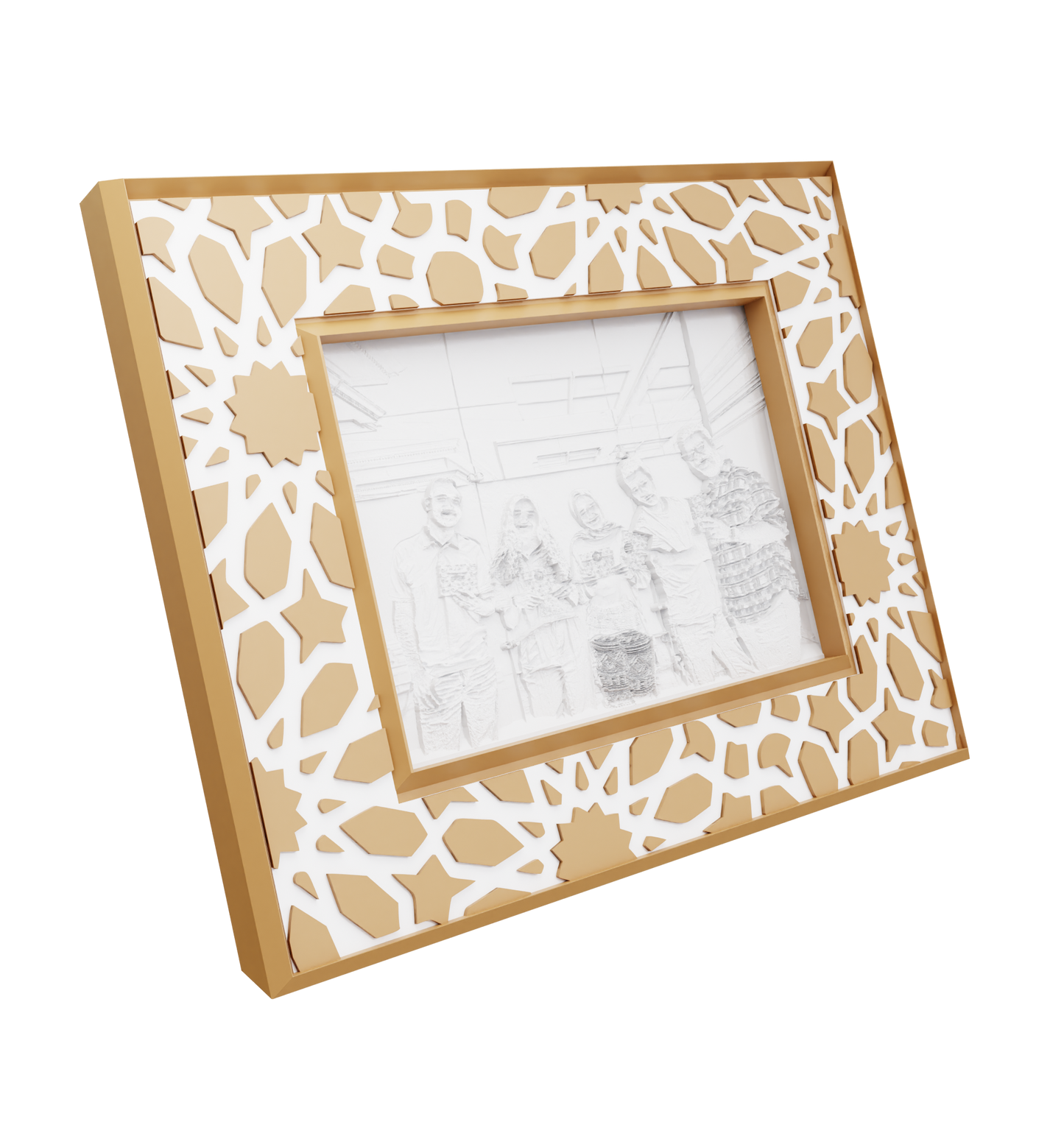Arabesque border frame