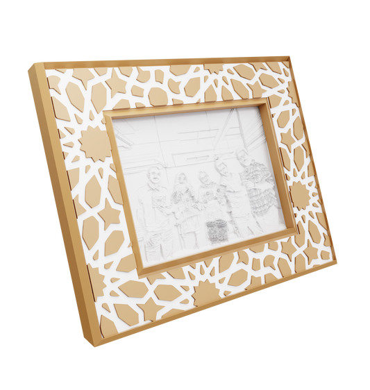 Arabesque border frame