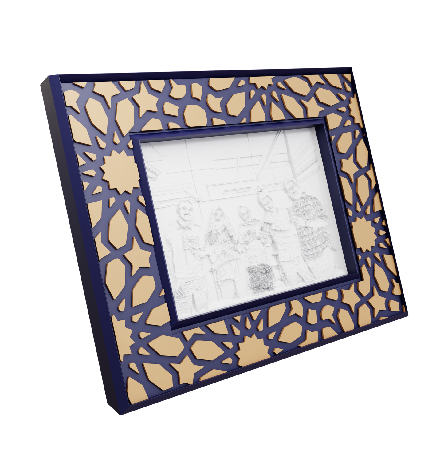 Arabesque border frame