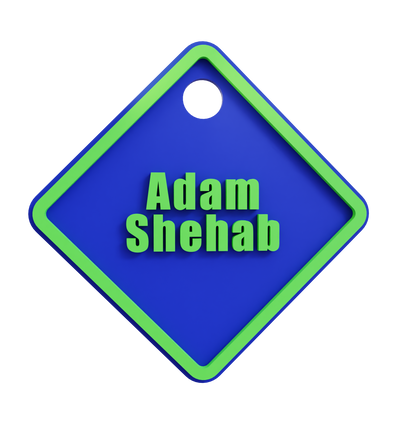 Square Name Tag