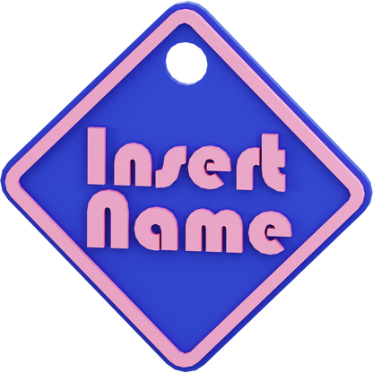 Square Name Tag