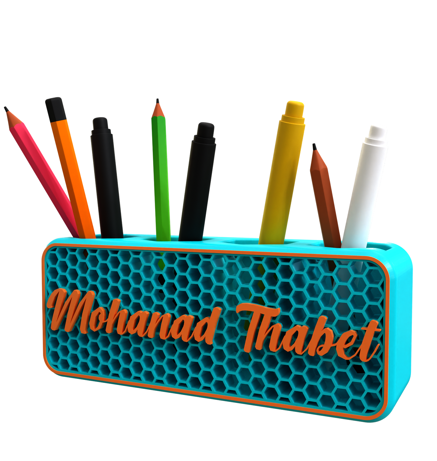 Honeycomb Pen Holder-English Edition
