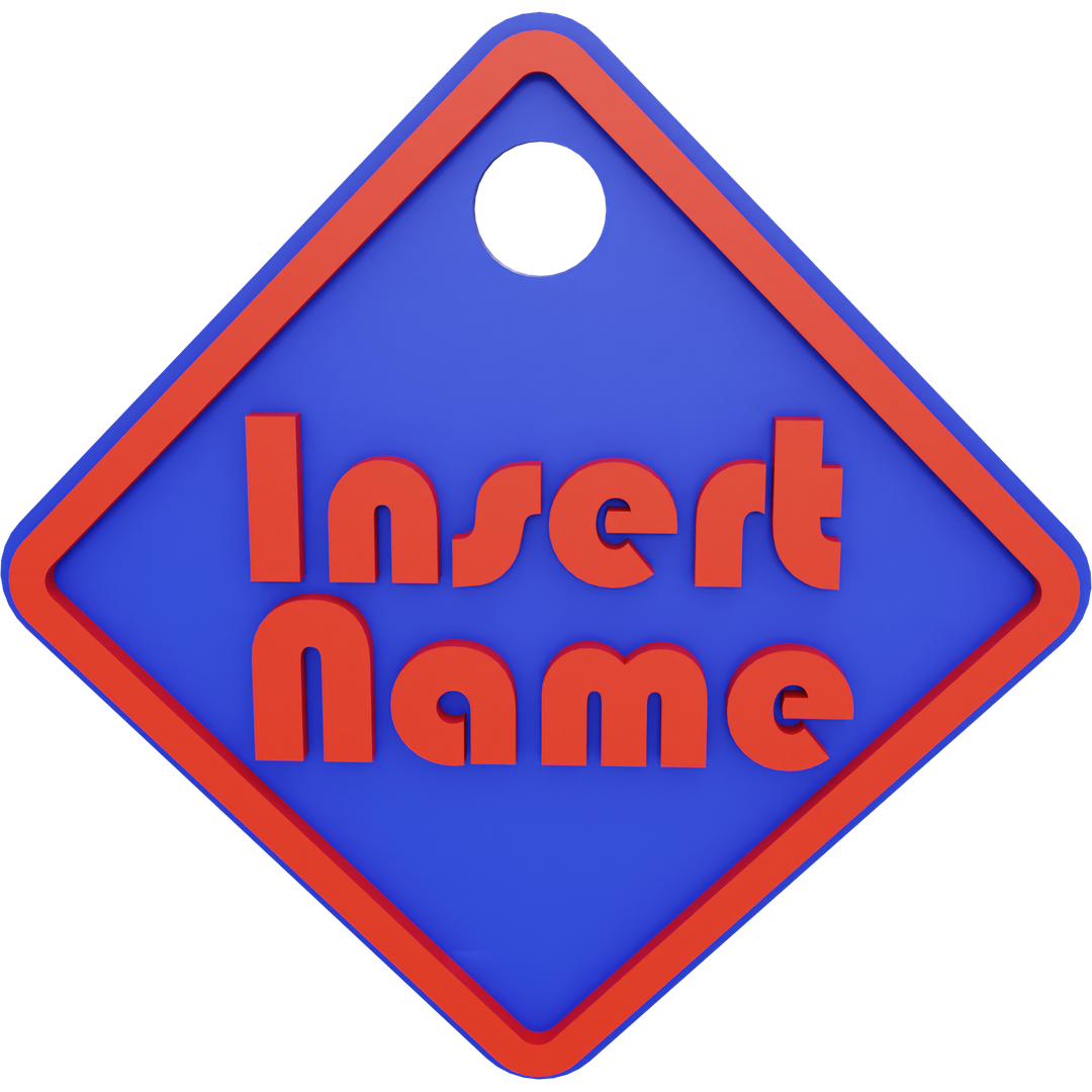 Square Name Tag