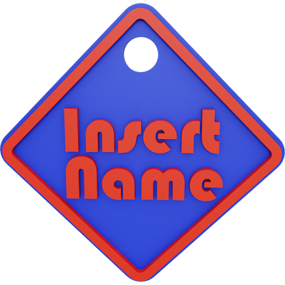 Square Name Tag