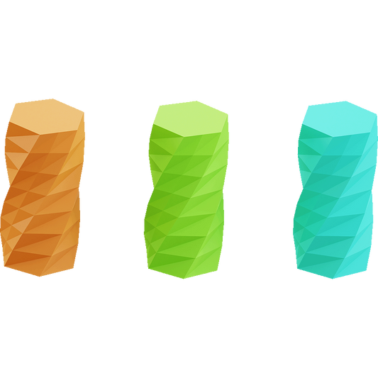Twisted 6-sided Vase Basic