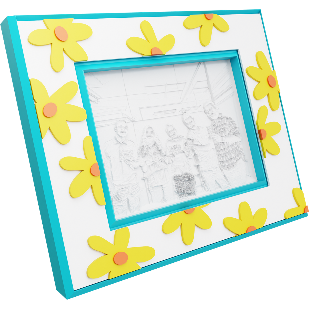 Flowery Border Frame