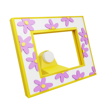 Flowery Border Frame