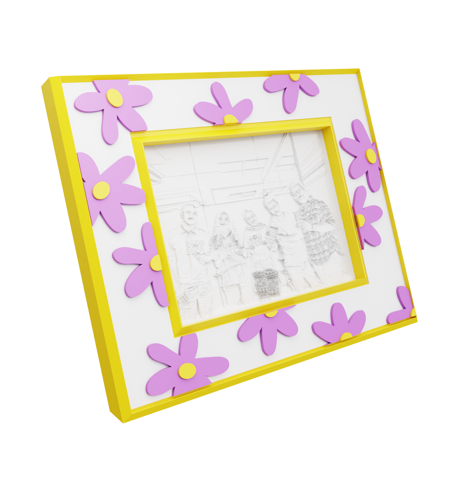 Flowery Border Frame
