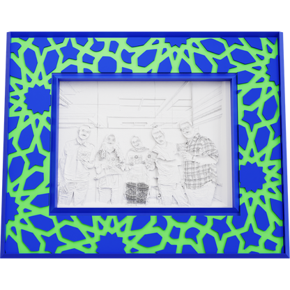 Arabesque border frame