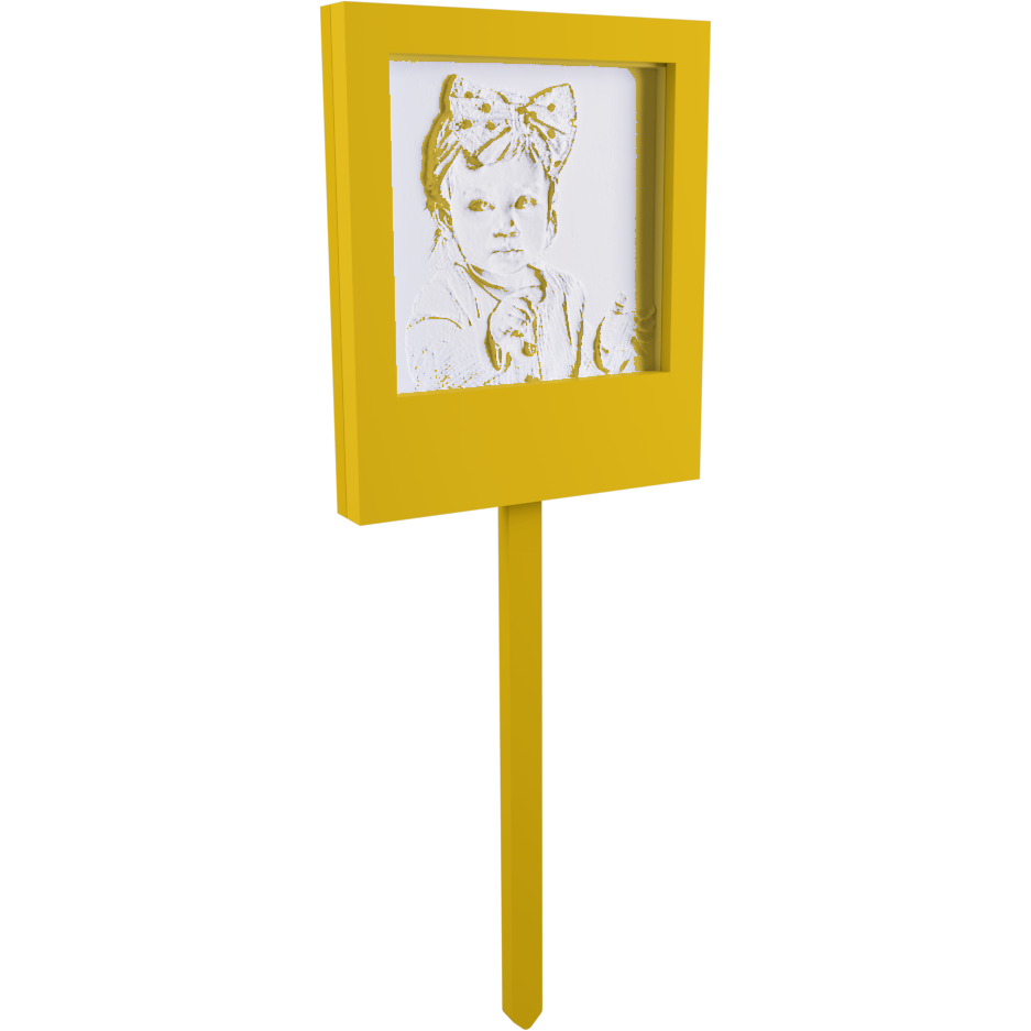 Polaroid Cake Topper