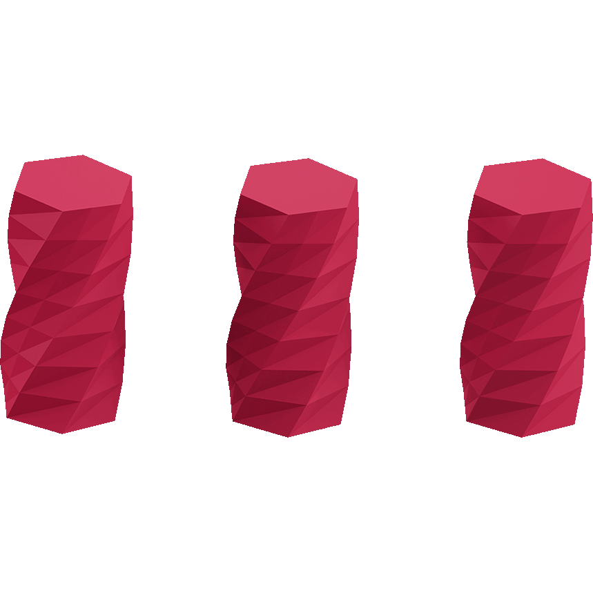Twisted 6-sided Vase Basic