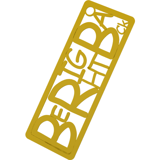 Be Right Back Bookmark