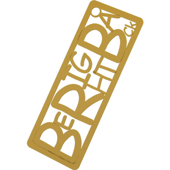Be Right Back Bookmark