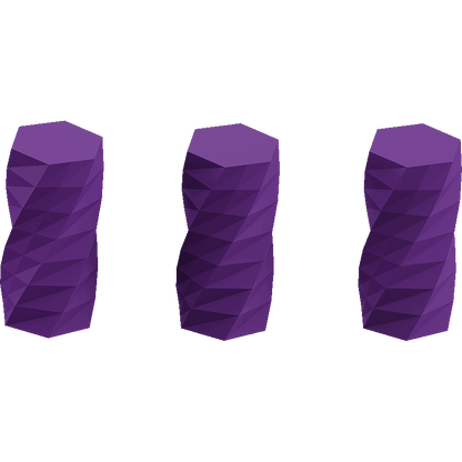 Twisted 6-sided Vase Basic