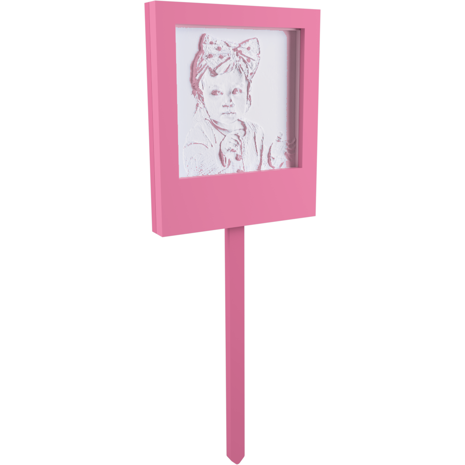 Polaroid Cake Topper