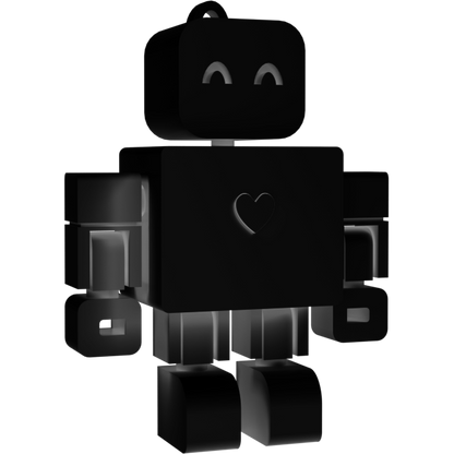I <3 WandDo Robot Keychain