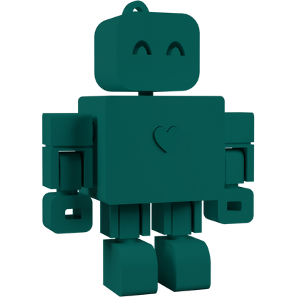 I <3 WandDo Robot Keychain