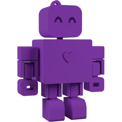I <3 WandDo Robot Keychain
