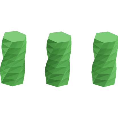 Twisted 6-sided Vase Basic