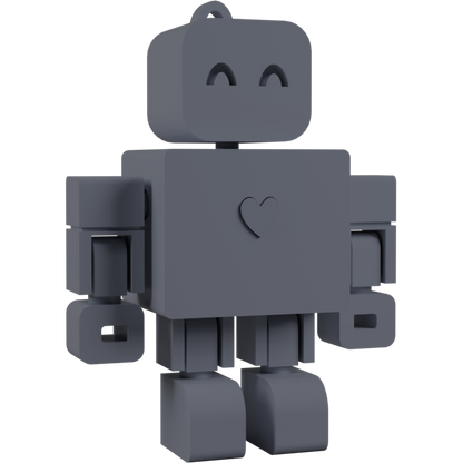 I <3 WandDo Robot Keychain