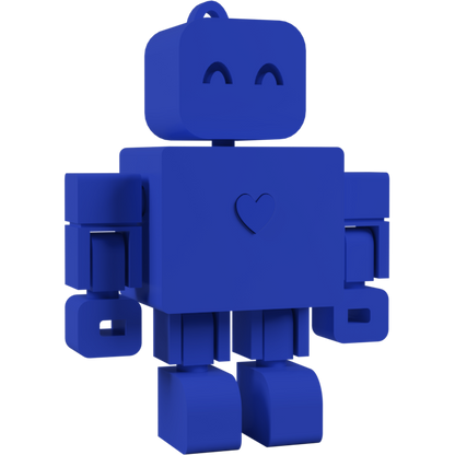 I <3 WandDo Robot Keychain
