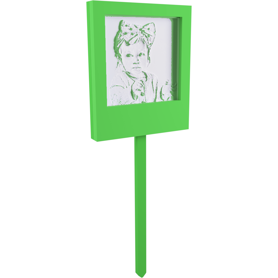 Polaroid Cake Topper