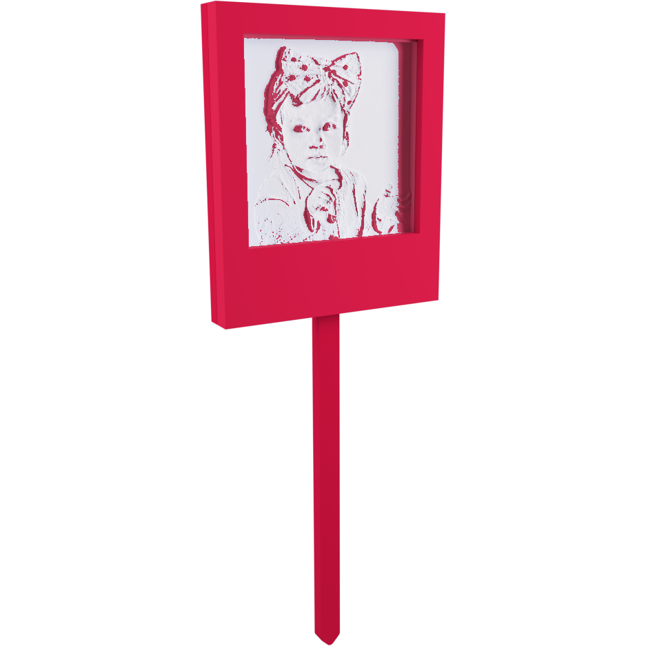 Polaroid Cake Topper