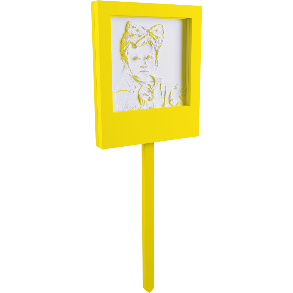 Polaroid Cake Topper