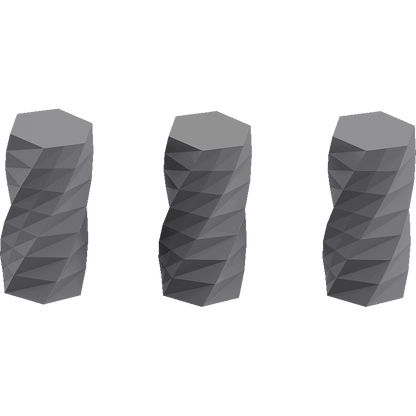 Twisted 6-sided Vase Basic