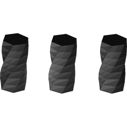 Twisted 6-sided Vase Basic