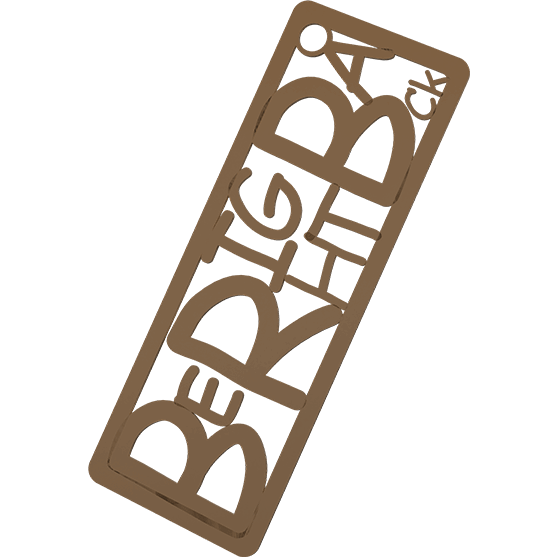 Be Right Back Bookmark