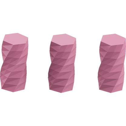 Twisted 6-sided Vase Basic