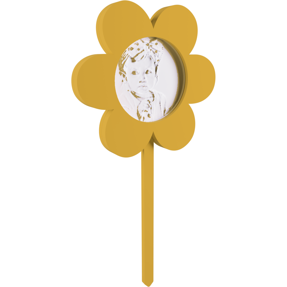 Delicate Flower Cake Topper